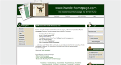 Desktop Screenshot of hunde-homepage.com